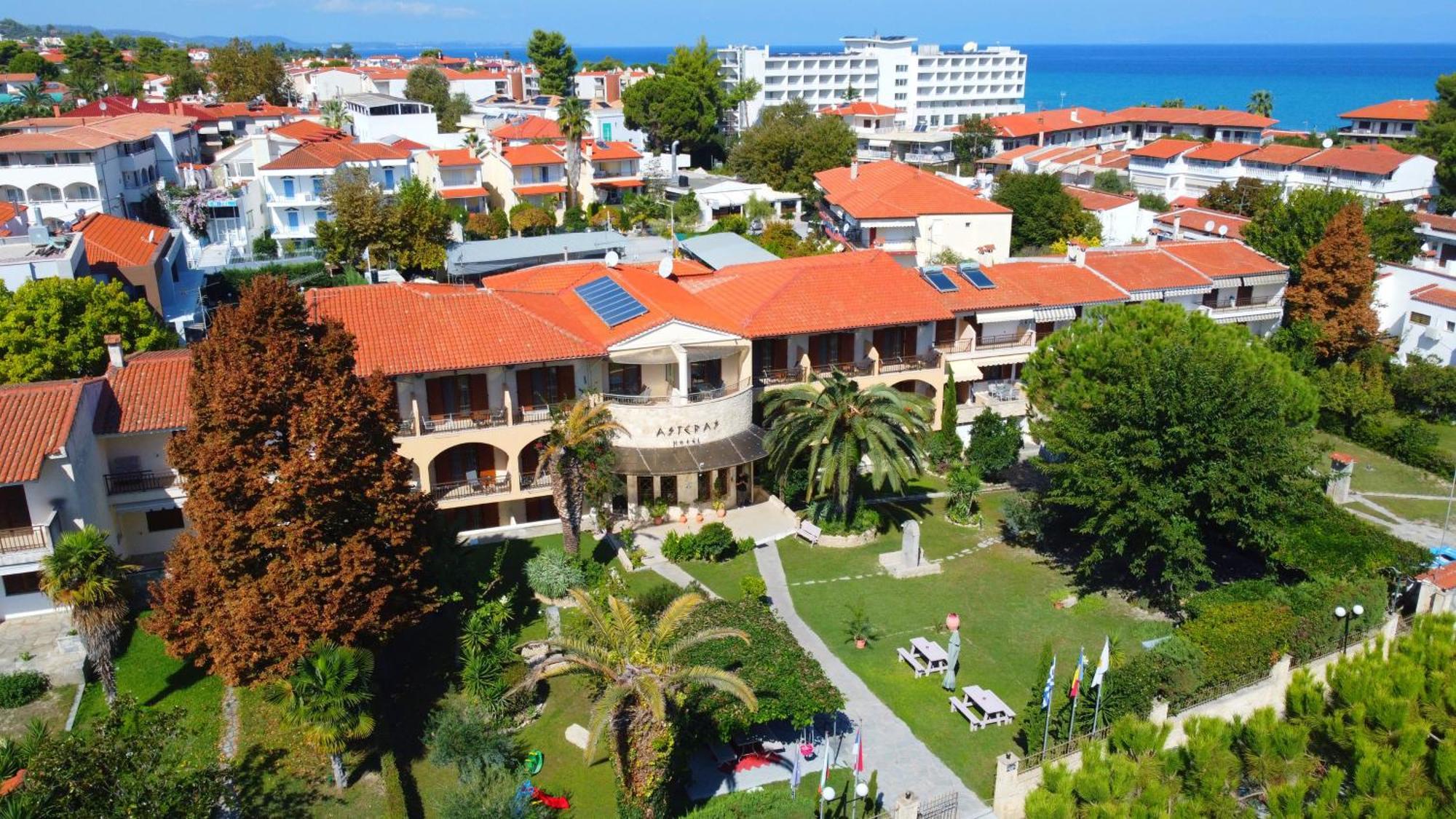 Asteras Hotel Hanioti Exterior photo